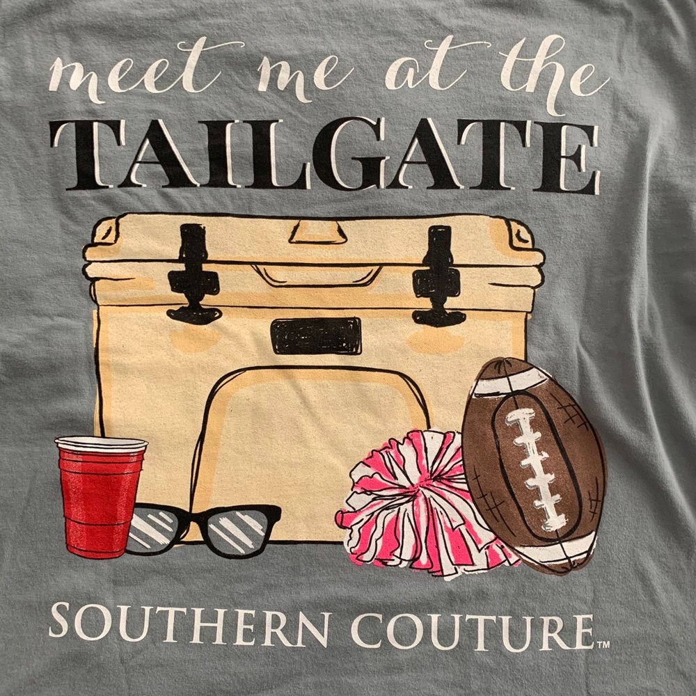 Comfort Colors Southern Couture Tailgate Shirt